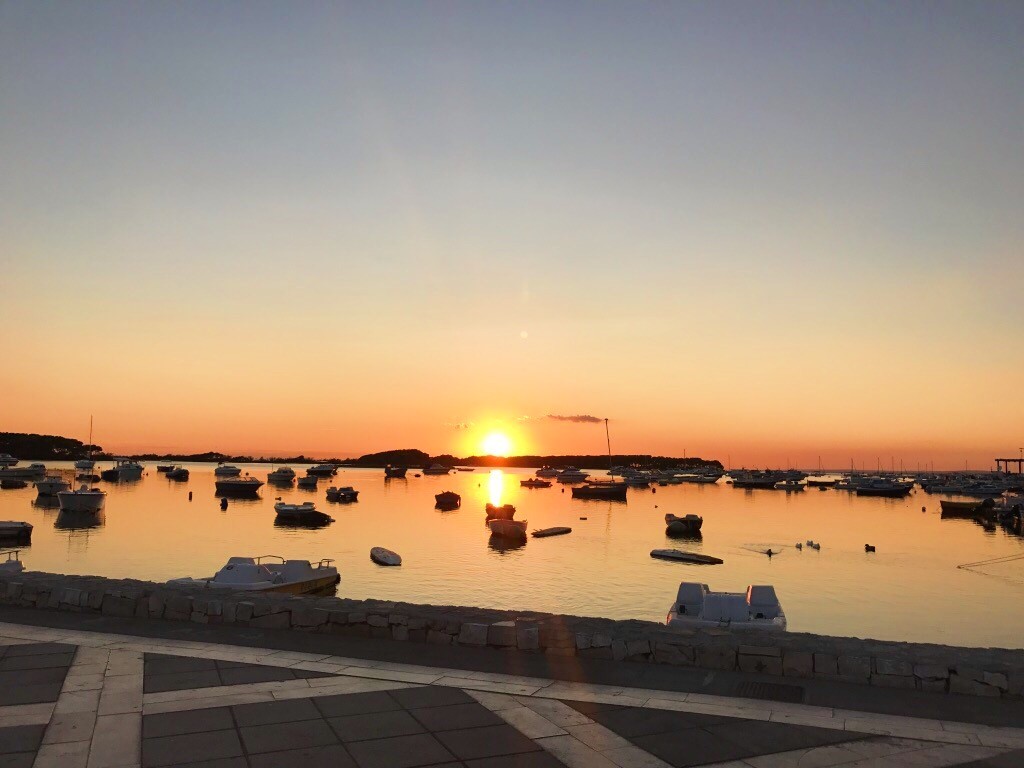 Zachód słońca w Salento we Włoszech