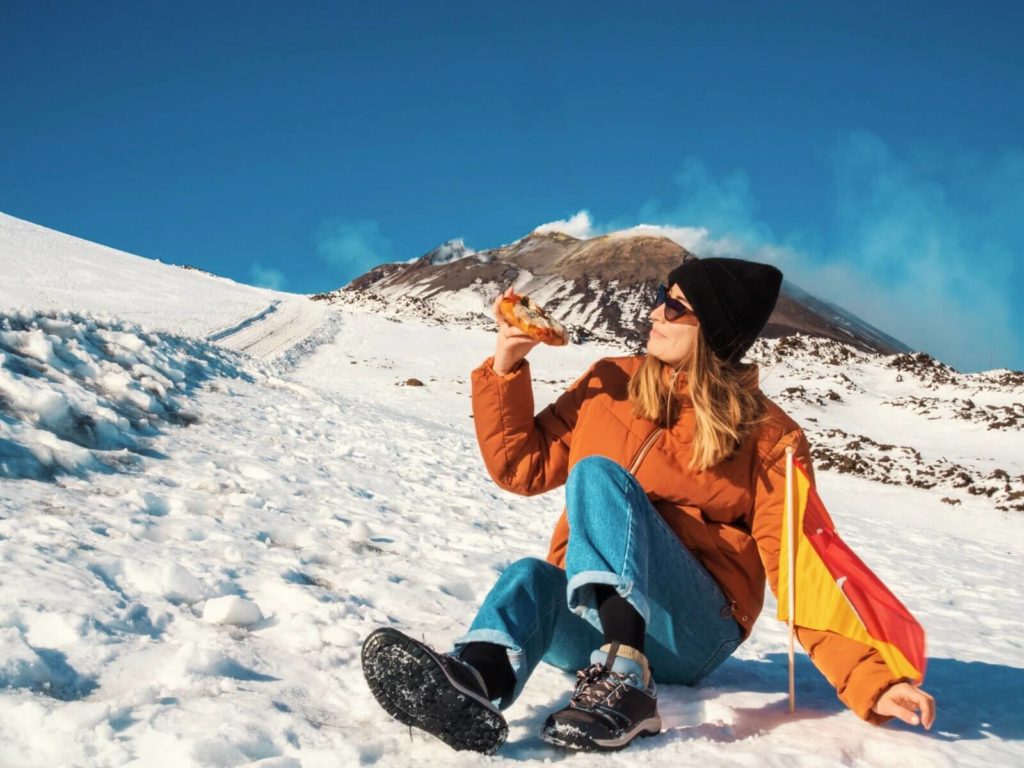 Etna zimą