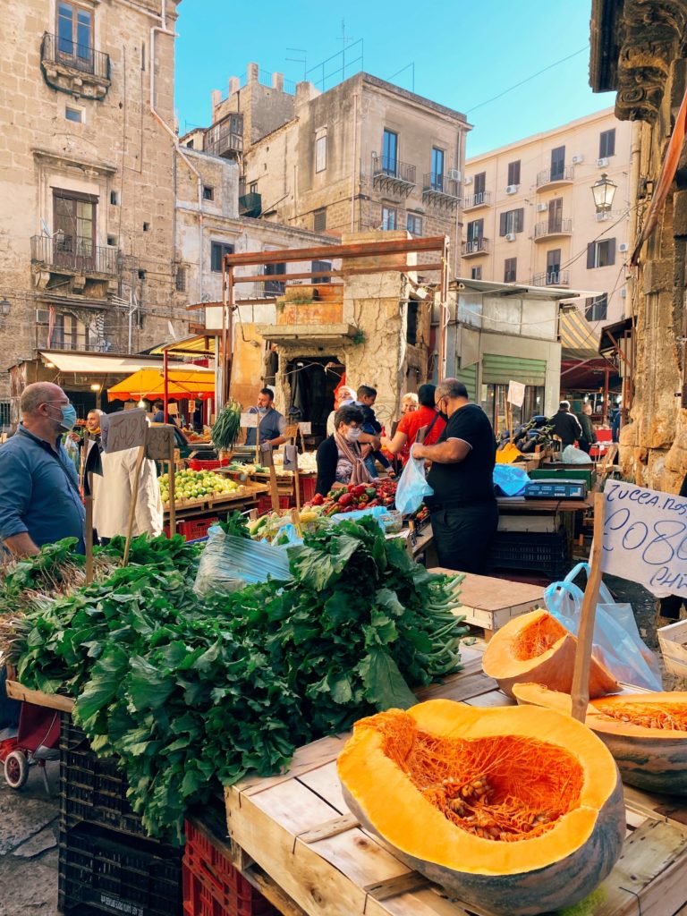 targ Ballaro w Palermo