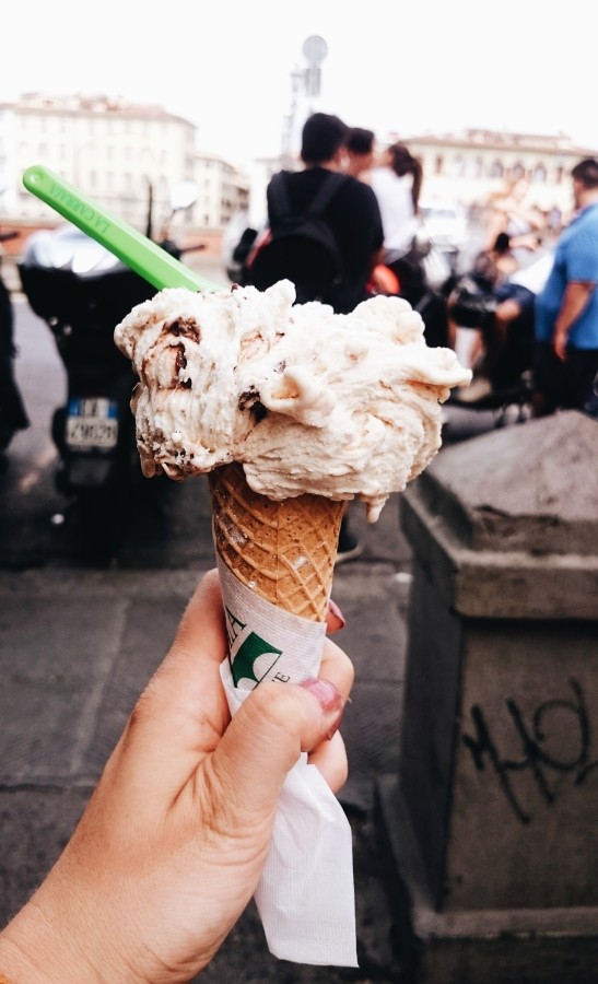 Best gelato in Florence - La Carraia