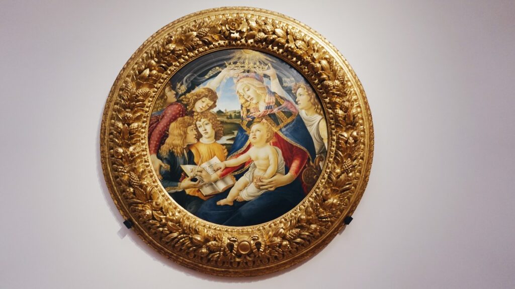 Obraz w Galerii Uffizi