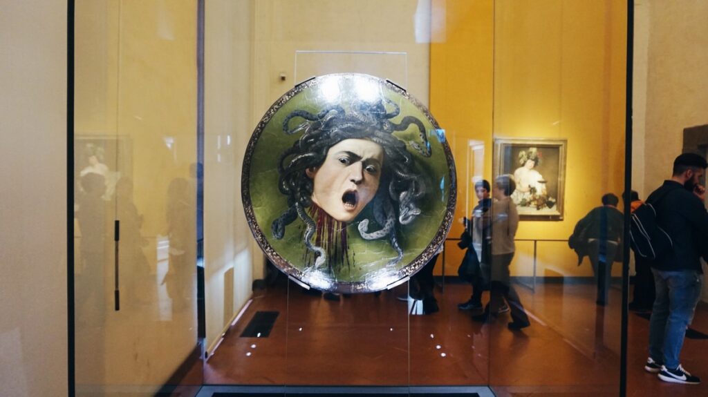 Głowa Meduzy autorstwa Caravaggia