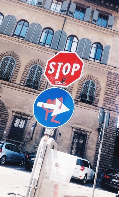 Clet in Florence