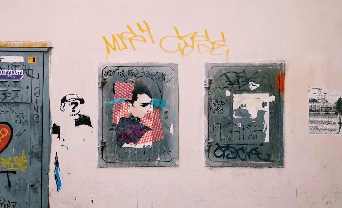 Street-art, Florence, Italy 