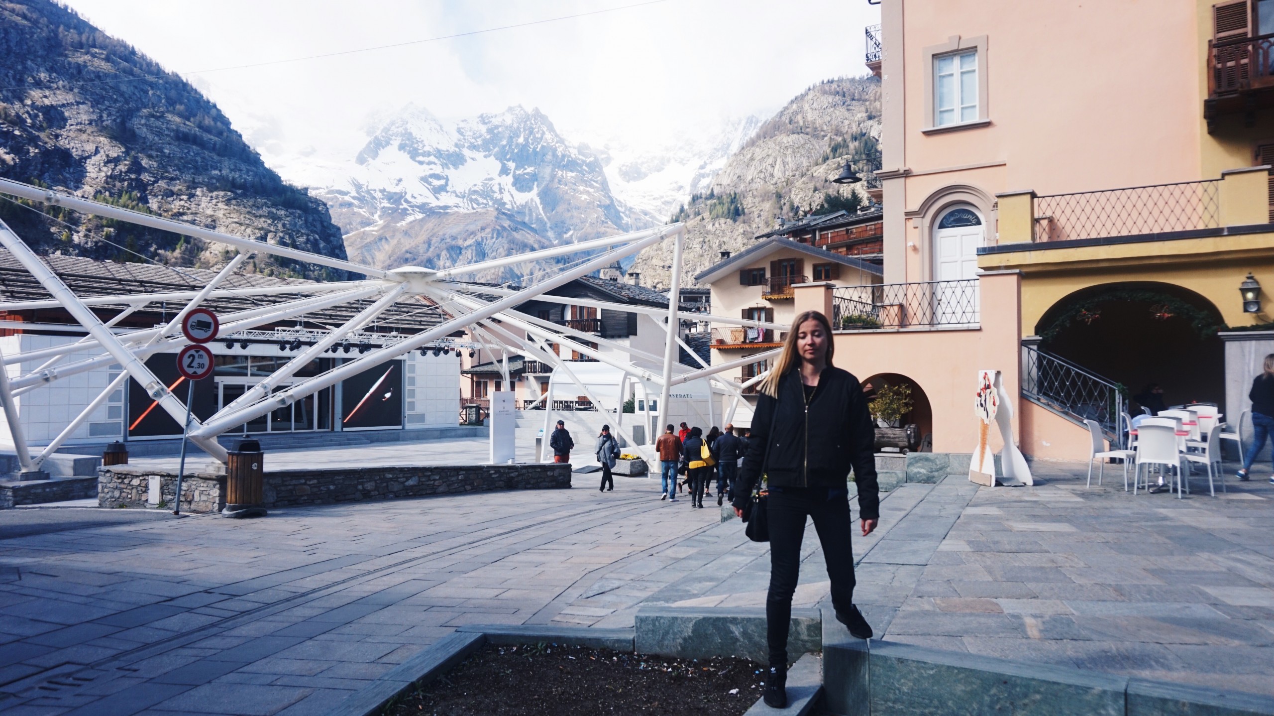 Mont Blanc w Courmayeur