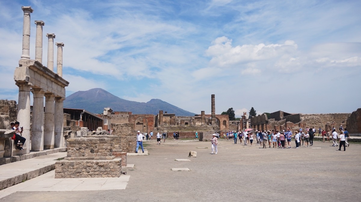 Historyczne Pompeje we Włoszech