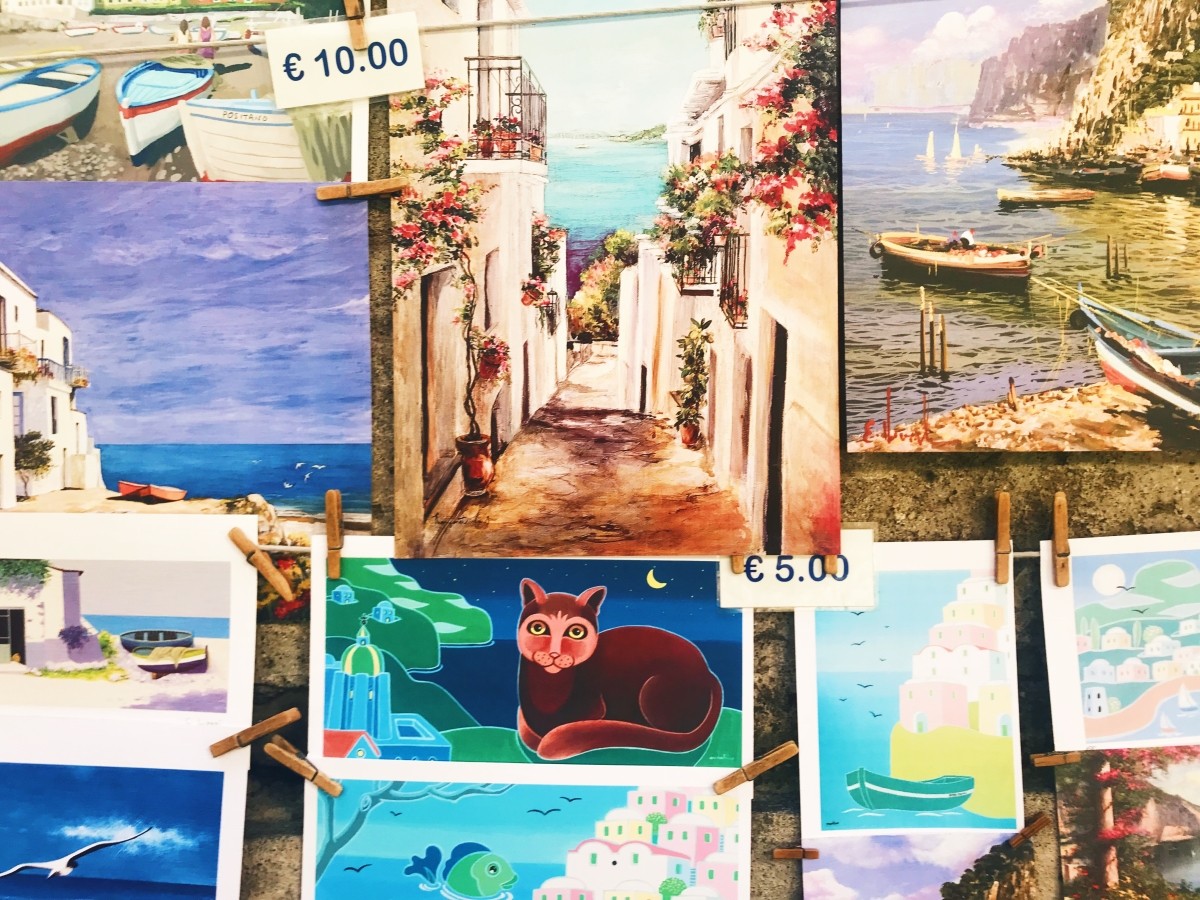 Przepiękne obrazy w Positano