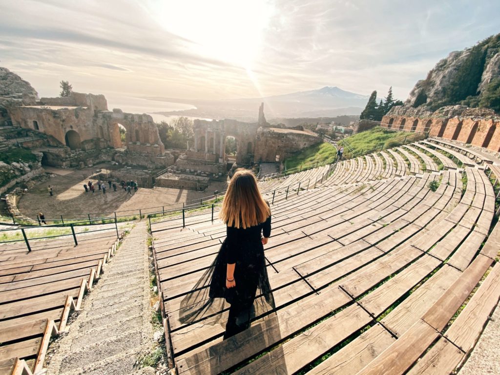 Ancient Greek theater, Taormina, Sicily