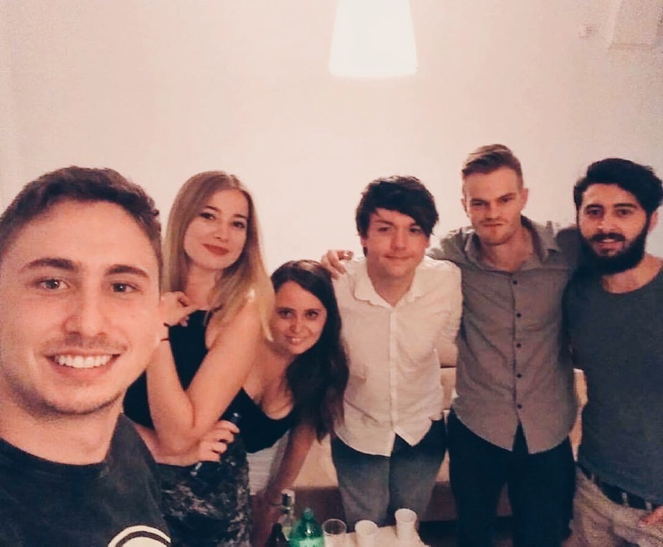 Friends from International Internship in Madrid