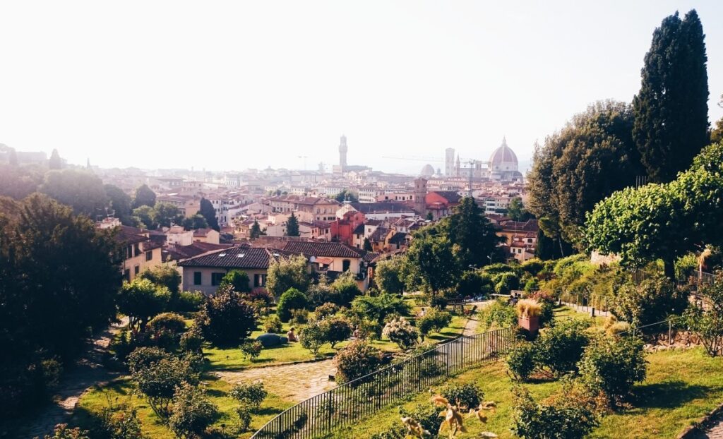The view of Florence from Giardino delle Rose
