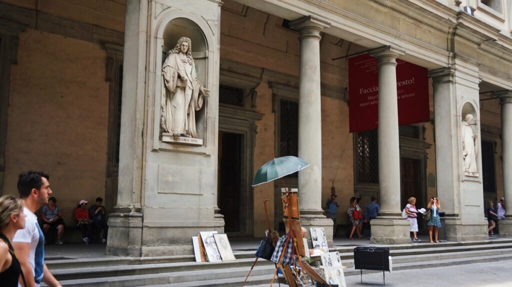 Uffizi Gallery in Florence, Italy