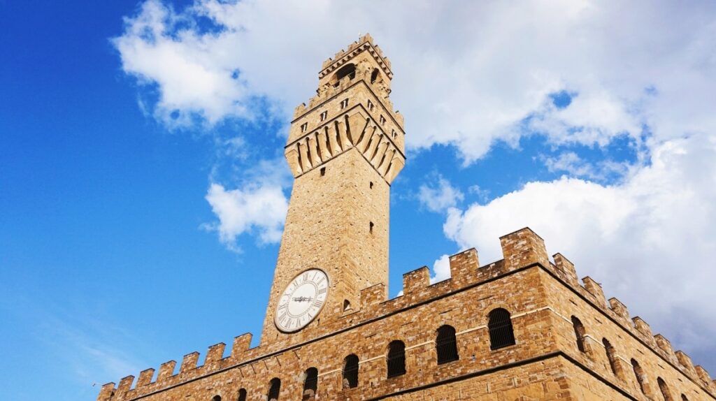 The photo of Palazzo Vecchio in Florence