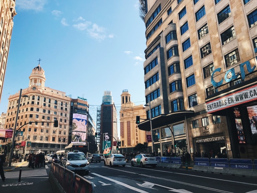 International internship in Madrid, Gran Via