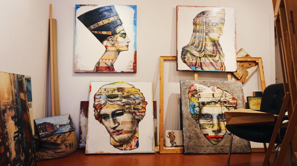 Street art in Florence, work of Carla Bruttini