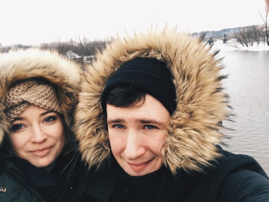 Winter in March in Prague