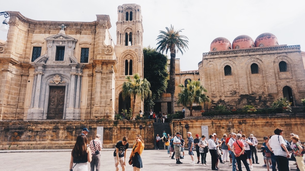 La Martorana and San Cataldo