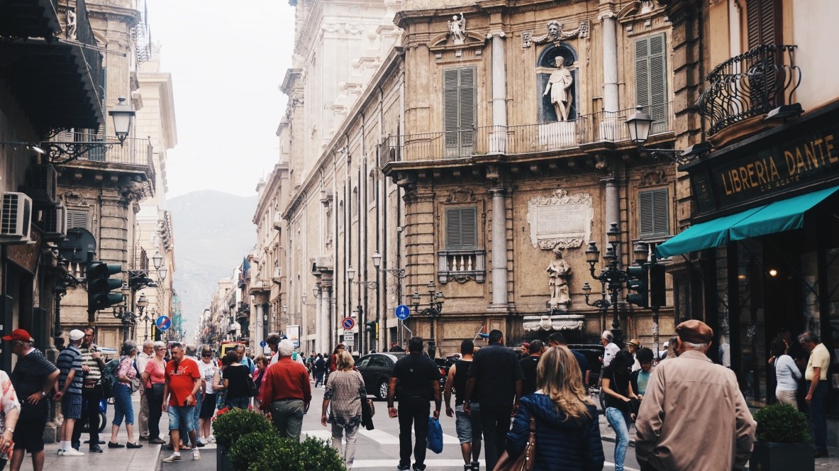 The centre of Palermo