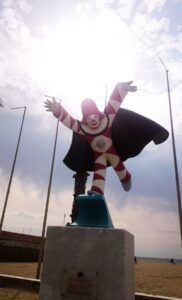 Statue of Burlamacco in Viareggio
