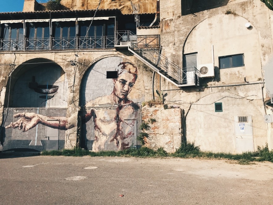 Street-art in Italy - Pizza Calabro