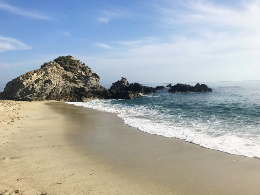 Beautiful Grotticelle beach next to Capo Vaticano