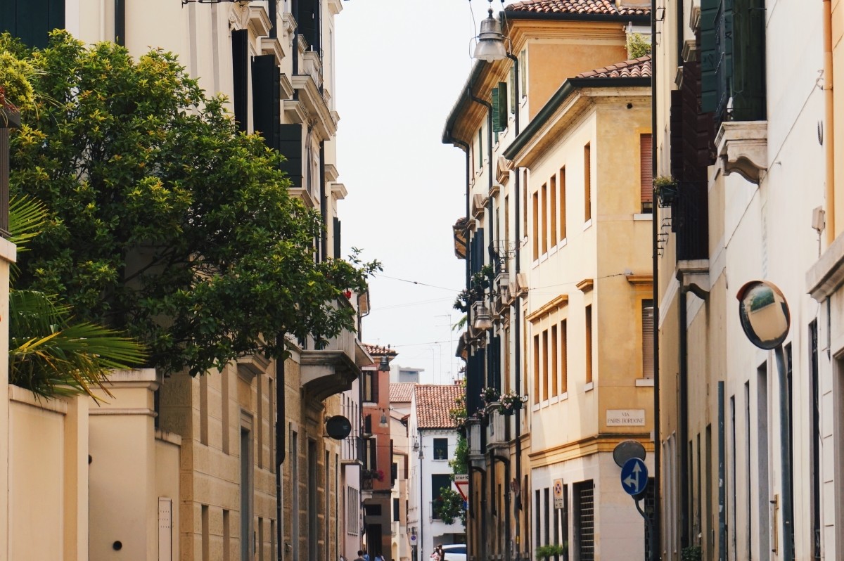 Beautiful buildings in Treviso