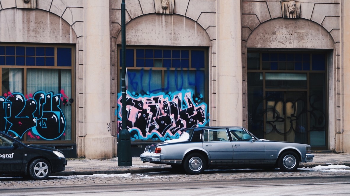 Street-art in Prague, center