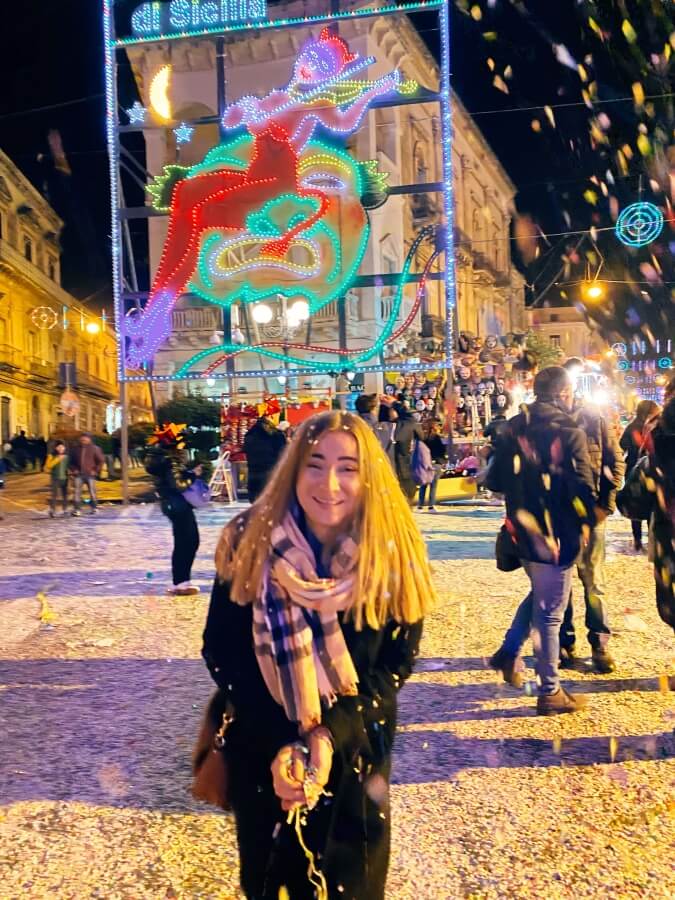 Carnival, Piazza Duomo, Acireale, Sicily