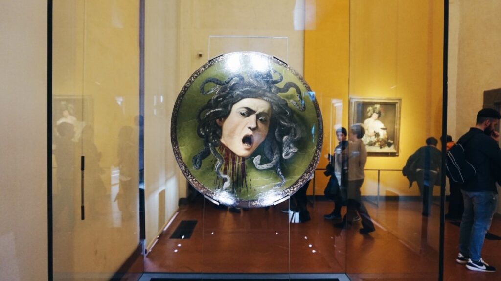 The art work of Caravaggio - Medusa