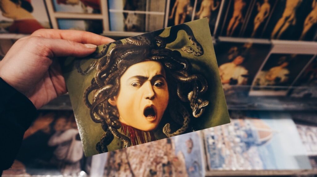 Medusa souvenir from Uffizi Gallery