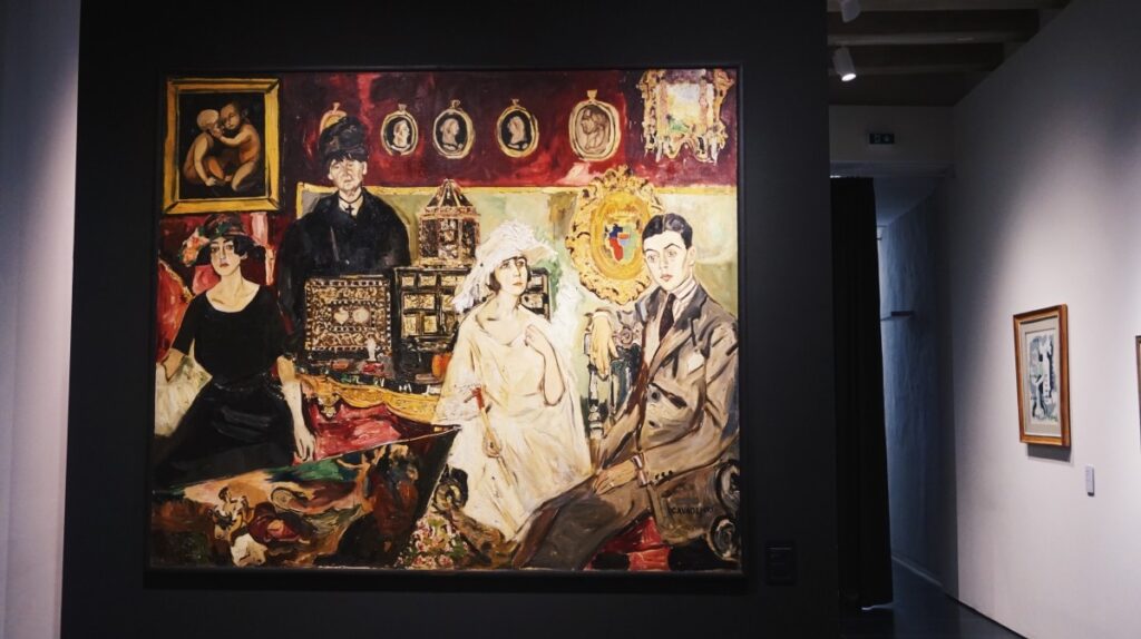 Painting in the Novecento Museum in Florence