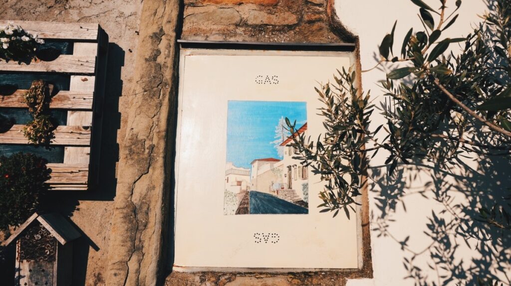 A beautiful painting in Fiesole