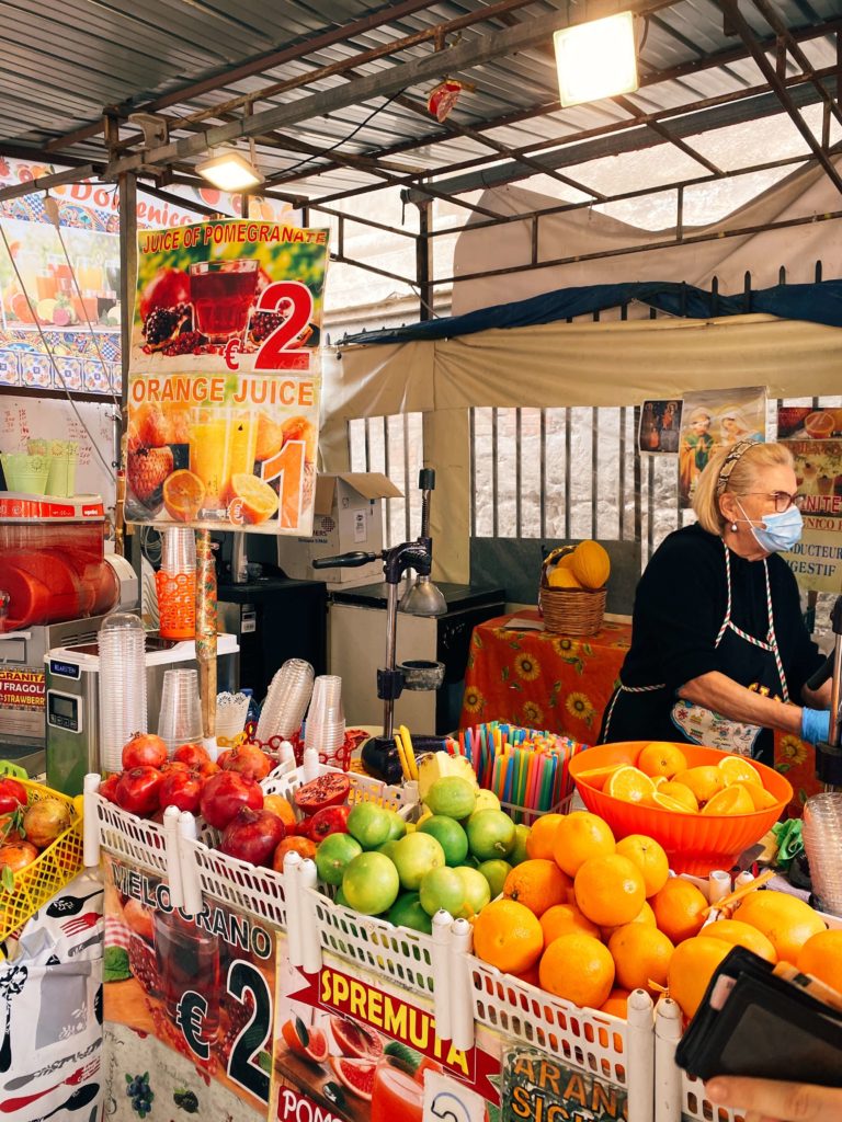 market in Ballaro, Palermo