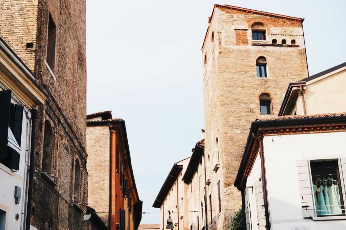 Monuments in Treviso in Italy