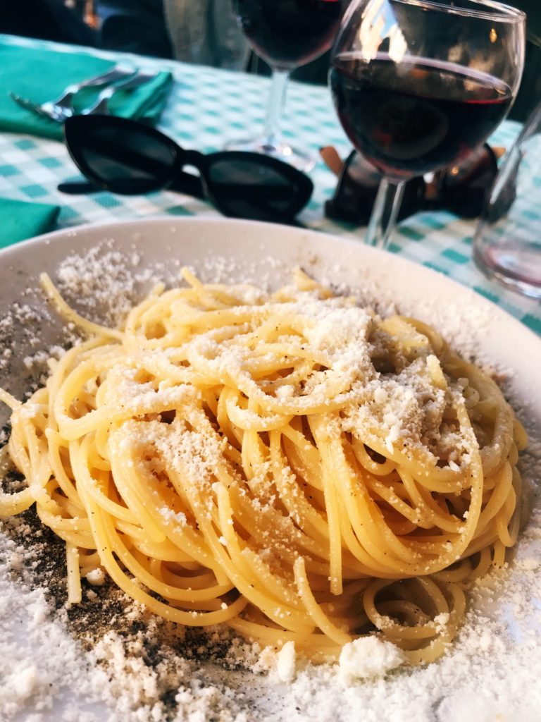 Spaghetti Cacio e Pepe from Carlo Menta in Trastevere