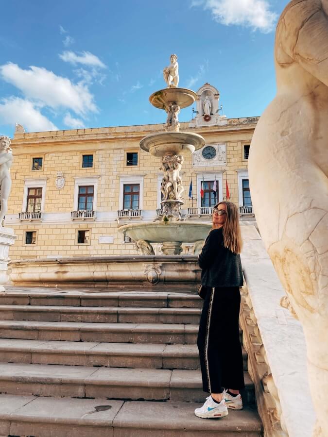 The Fountain of Shame in Piazza Pretoria