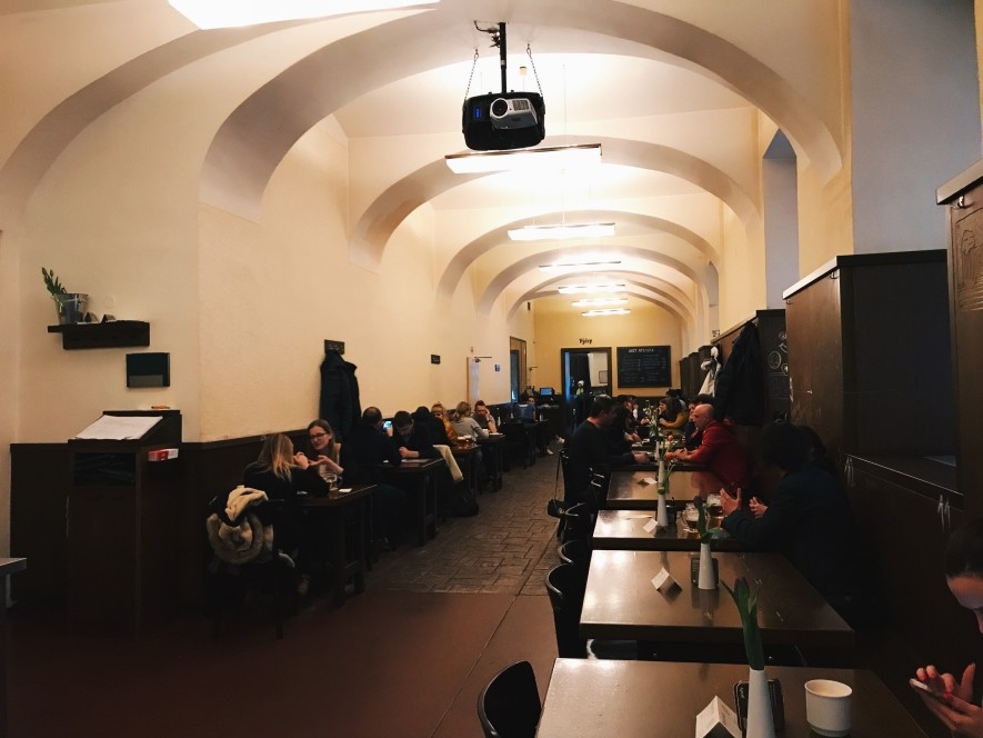 Lokal in Prague - typical Czech food and good beer