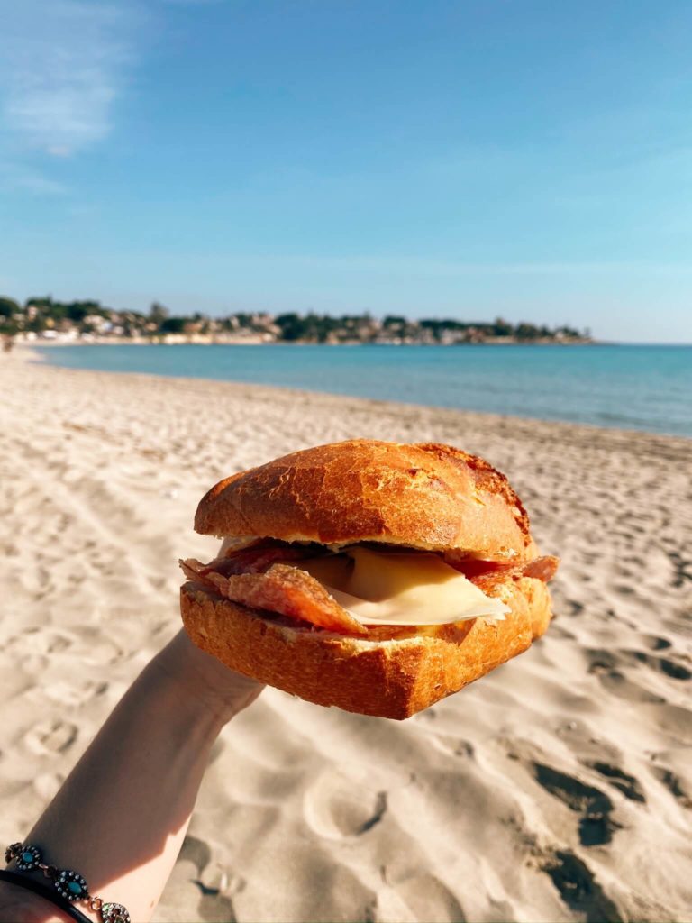 Panino, beach in Sicily