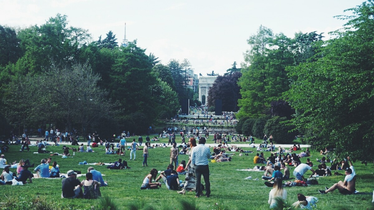 Park Sempione in Milan