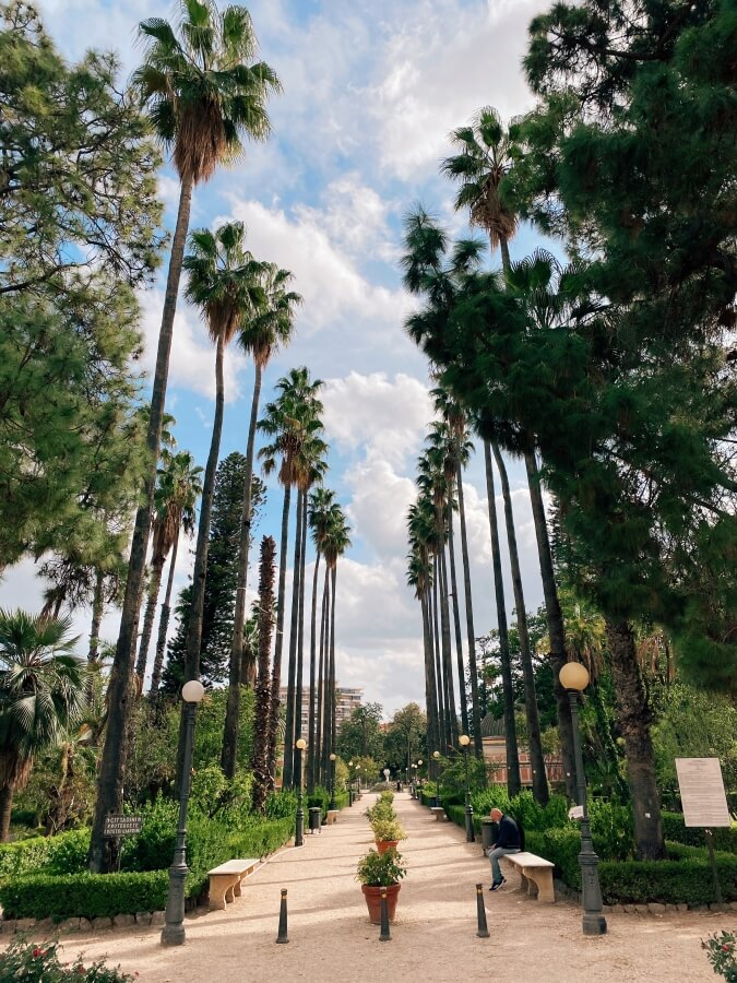 Villa Giulia, park in Palermo