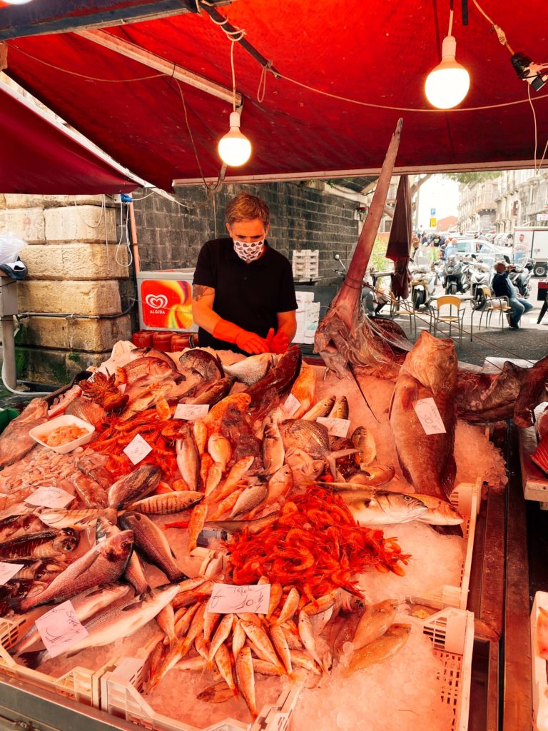 Fish market, Pescheria, Catania