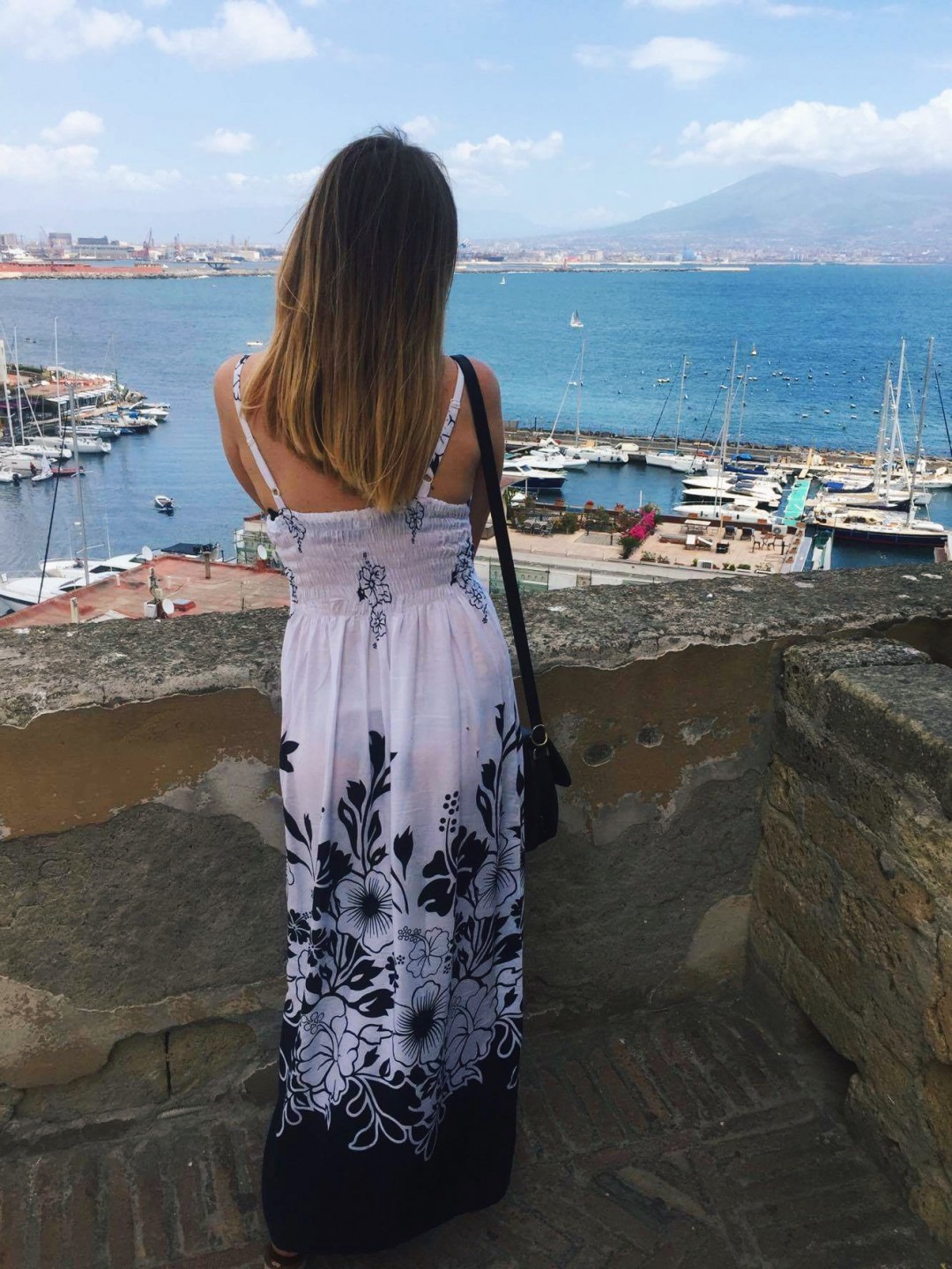 The view from Castle dell'Ovo in Naples