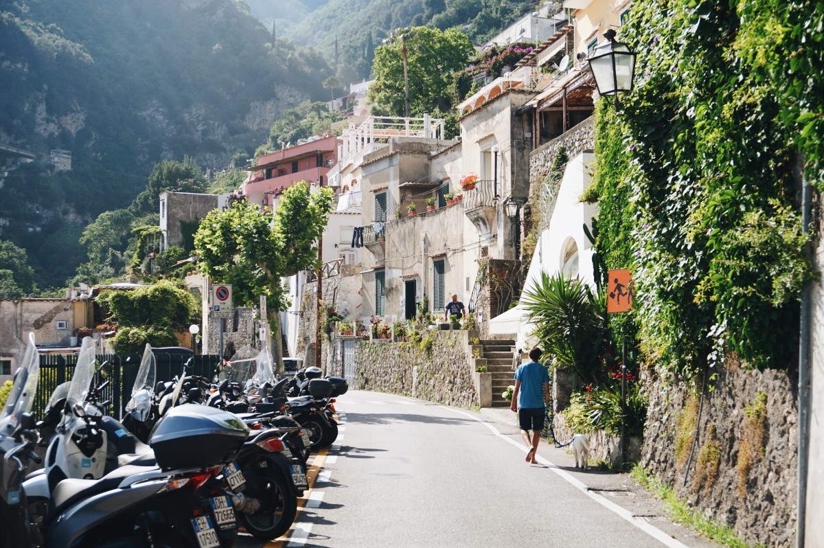 Streets of Positano