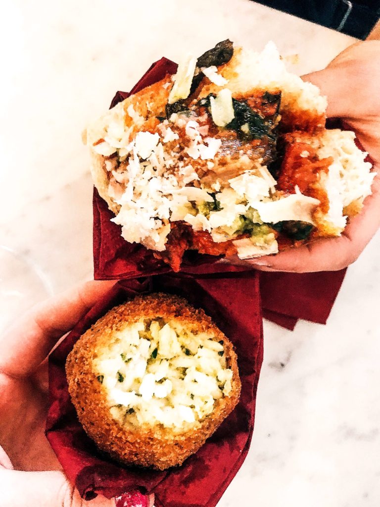 Roman street-food - Trapizzino and Suppli