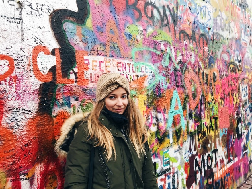 Wall of John Lennon in Prague - street-art