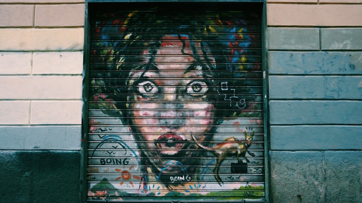Beautiful street-art in Milan